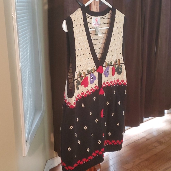 QUACKER FACTORY WOMEN'S VEST SWEATER SIZE M - Picture 6 of 11